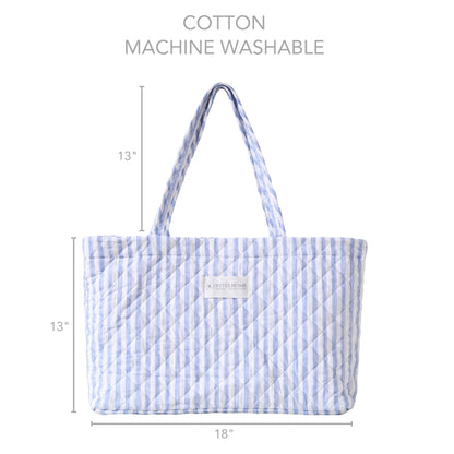 Coastal Tote Bag - Martha Stripe