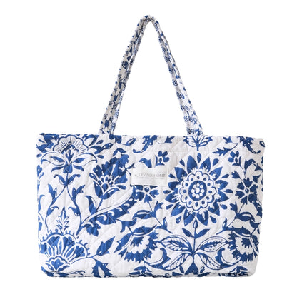 Coastal Tote Bag - Clara Blue