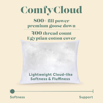 ComfyCloud Luxury Pure Down Pillow