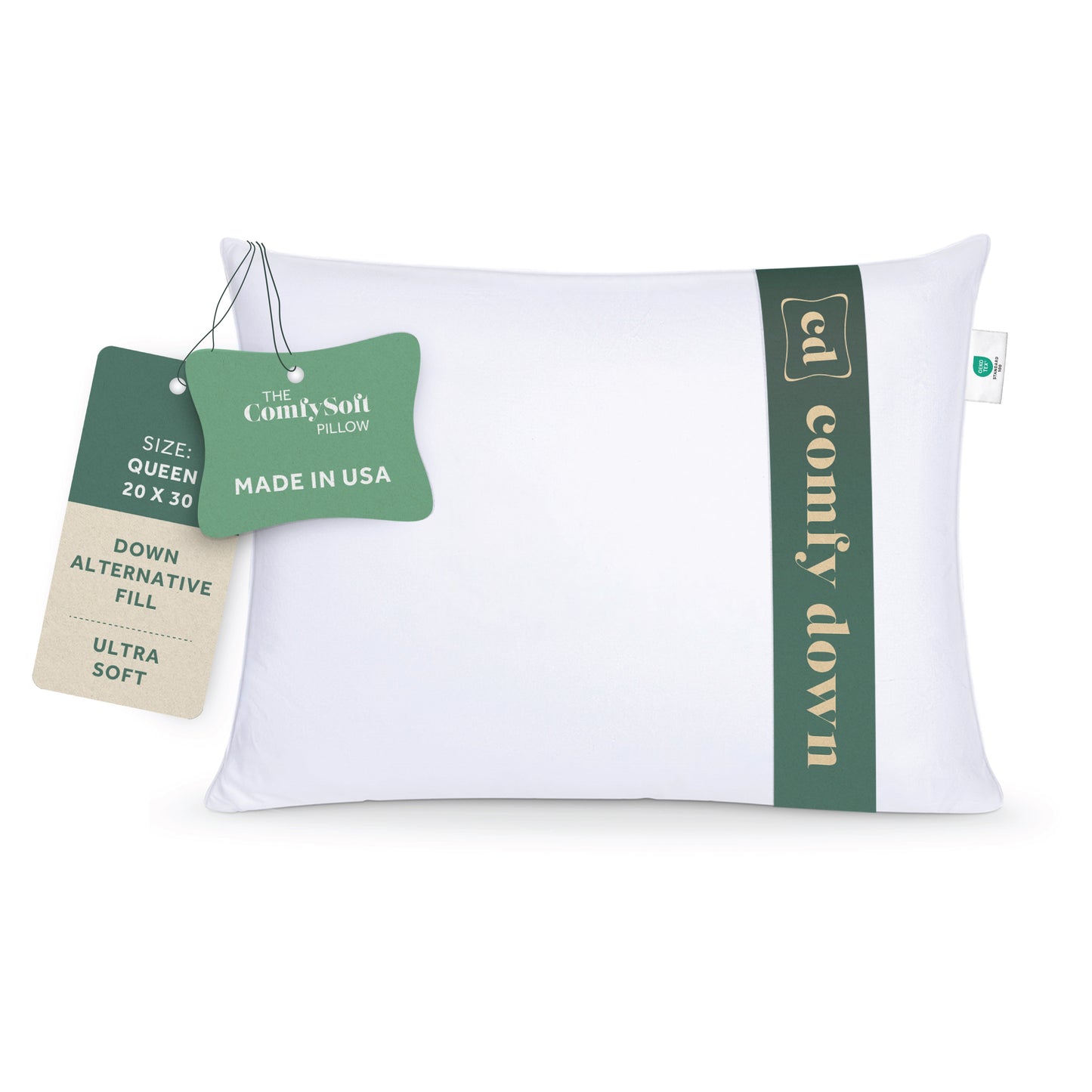 ComfySoft Down Alternative Pillow, Ultra soft