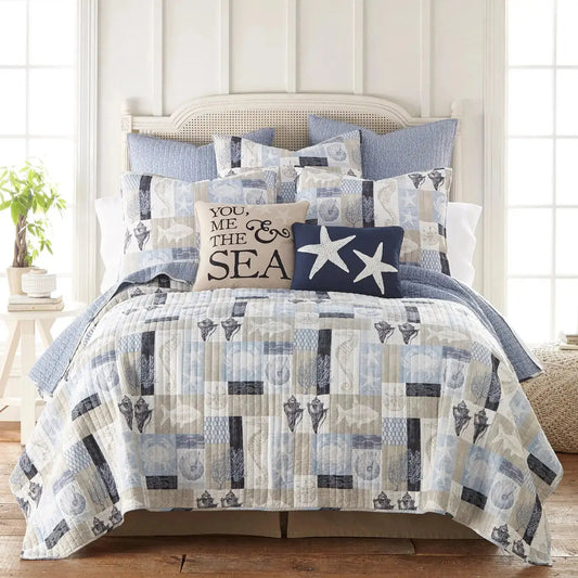 Cerralvo Quilt Cover Set Beautiful Coastal Bedding Sets - Quahog Bay Bedding