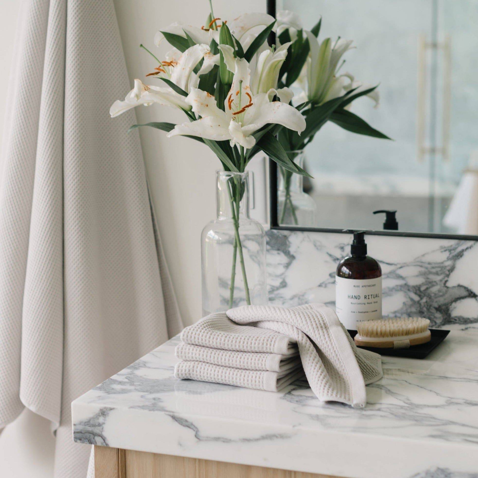 Complete Waffle Bath Towel Bundle - Quahog Bay Bedding