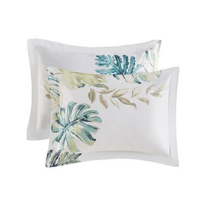 Lorelai Tropical Coastal 100% Cotton 6PC Comforter Set