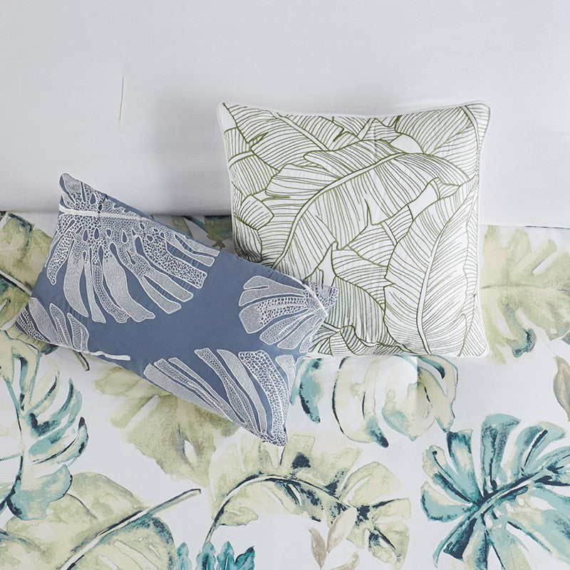Lorelai Tropical Coastal 100% Cotton 6PC Comforter Set