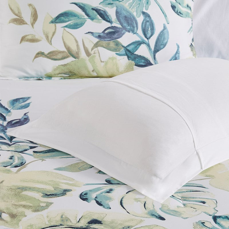 Lorelai Tropical Coastal 100% Cotton 6PC Comforter Set