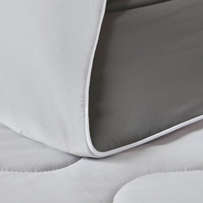 Cooling Lightweight Down Alternative Reversible Comforter | Nautical Comforters | Grey