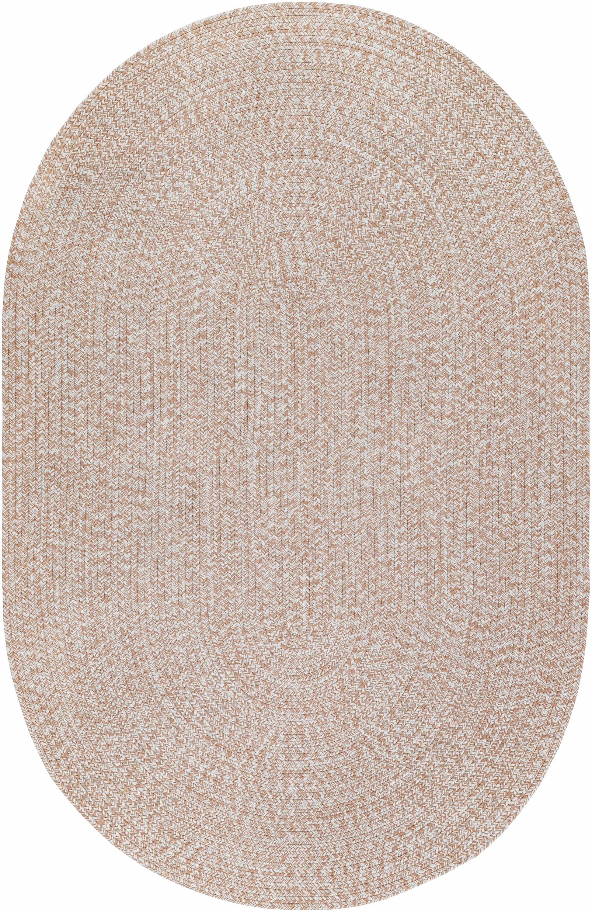 Cream Braided Faux Jute Rug - Quahog Bay Bedding