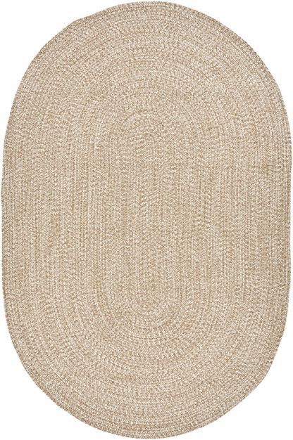 Cream Braided Faux Jute Rug - Quahog Bay Bedding