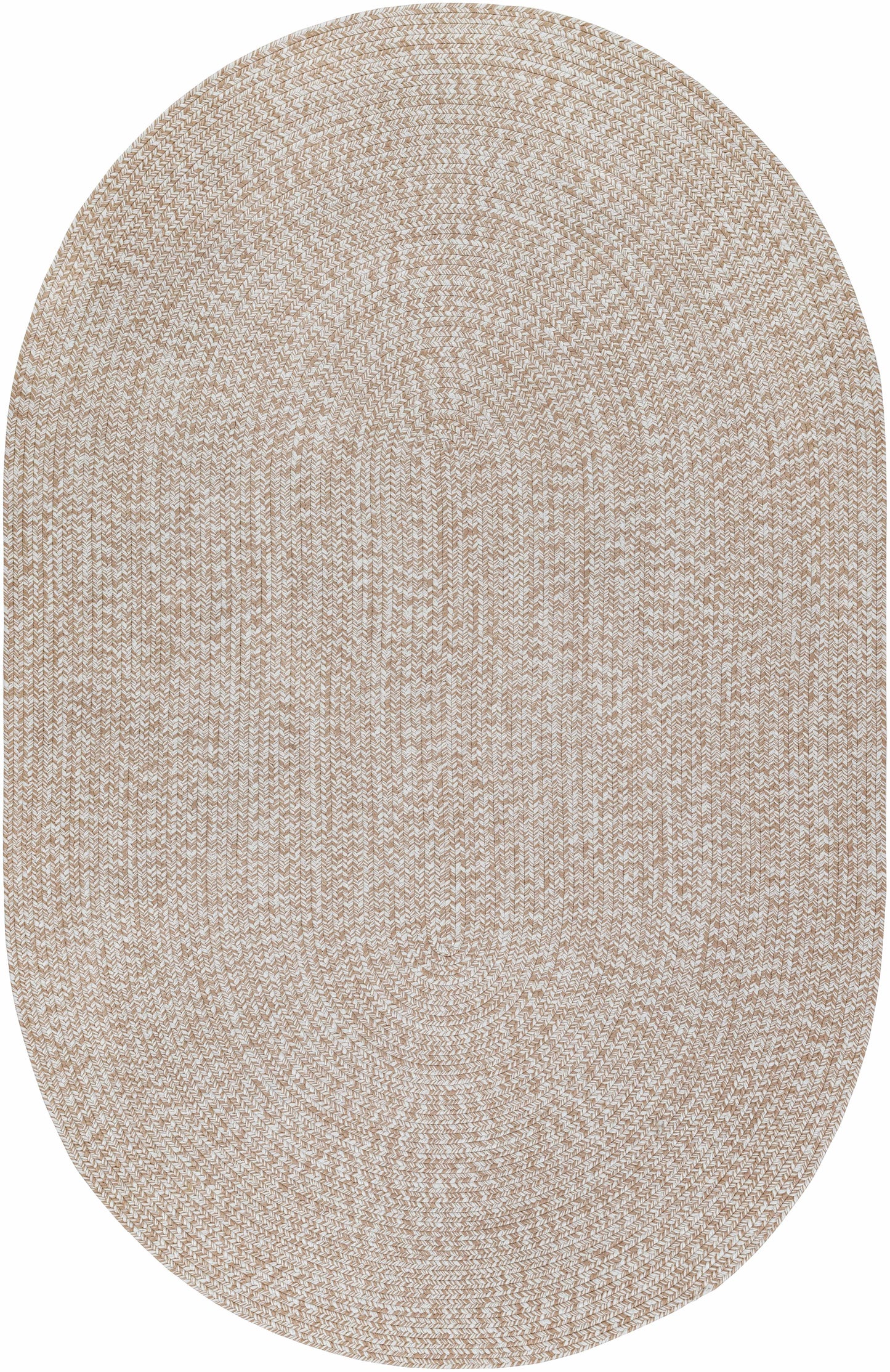 Cream Braided Faux Jute Rug - Quahog Bay Bedding