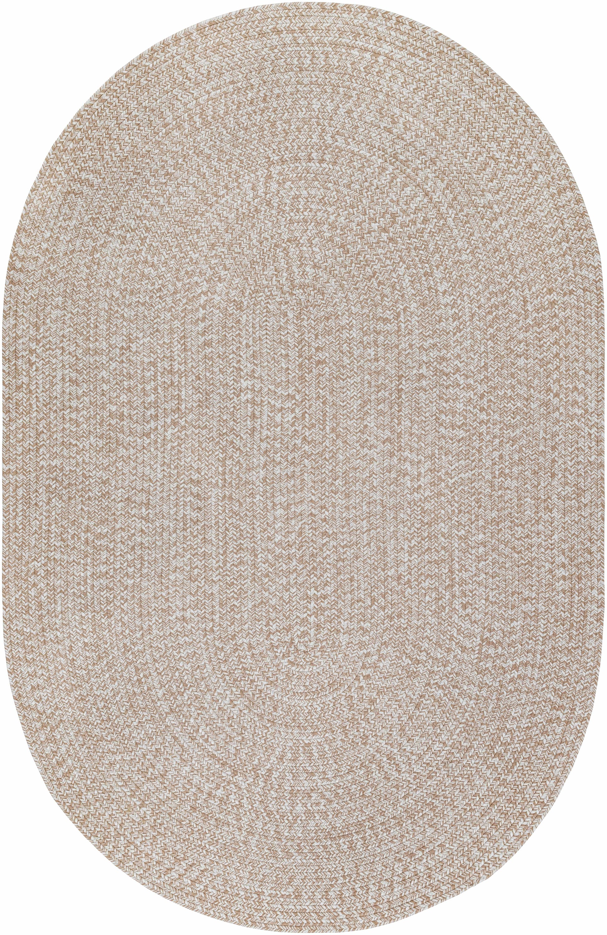 Cream Braided Faux Jute Rug - Quahog Bay Bedding
