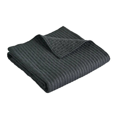 Cross Stitch Quilted Throw - Quahog Bay Bedding
