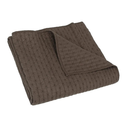Cross Stitch Quilted Throw - Quahog Bay Bedding