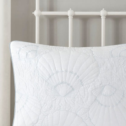 Coastal Crystal Beach Comforter Set - Light Blue & White HuesCoastal Decor