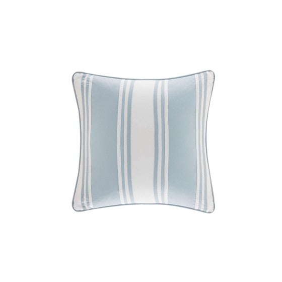 Crystal Beach Pieced Square Pillow Coastal Decor