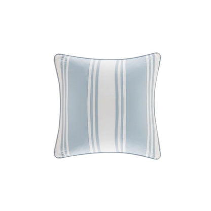 Crystal Beach Pieced Square Pillow Coastal Decor - Quahog Bay Bedding