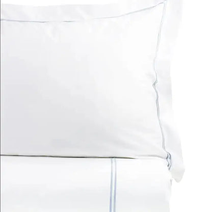 Custom 600TC Double Stripe Embroidered Duvet Cover Set Yacht Bedding