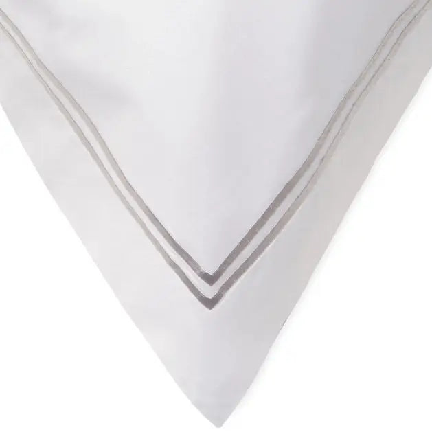 Custom 600TC Double Stripe Embroidered Duvet Cover Set Yacht Bedding