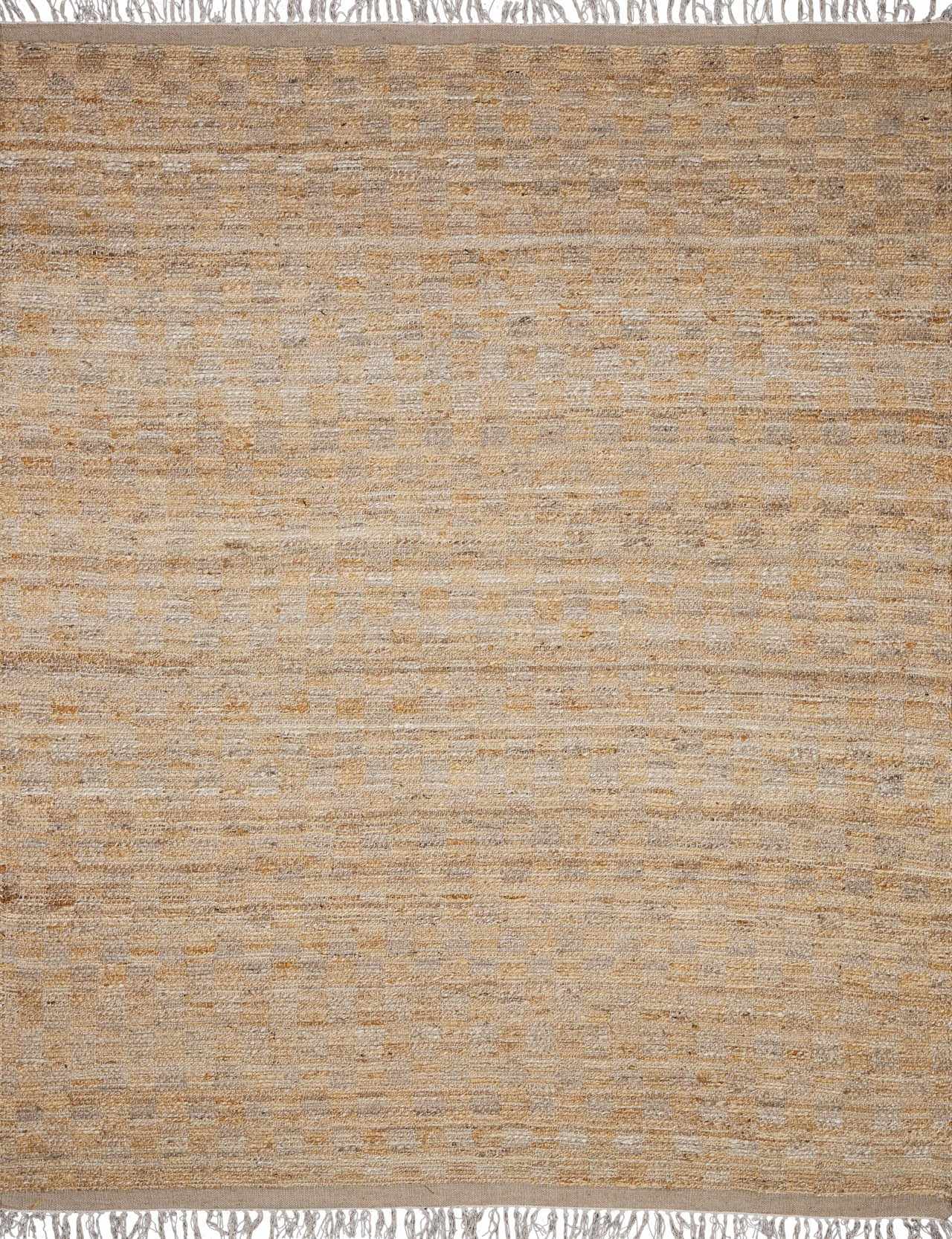 Lonut Lite Checkered Jute Rug
