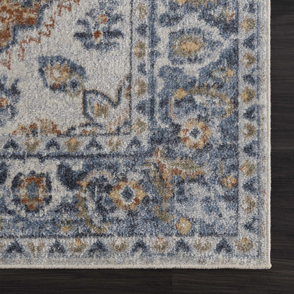 Rust Hiti Washable area rug - Clearance