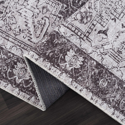Rosman Black Washable Rug - Limited Edition