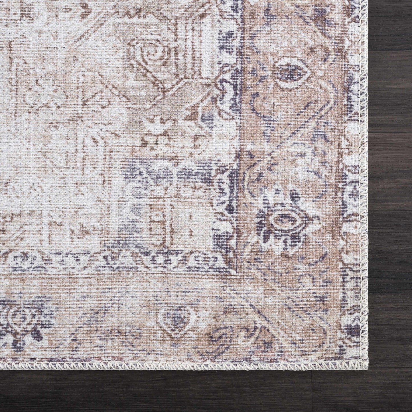 Beige Rosman Washable Rug - Limited Edition