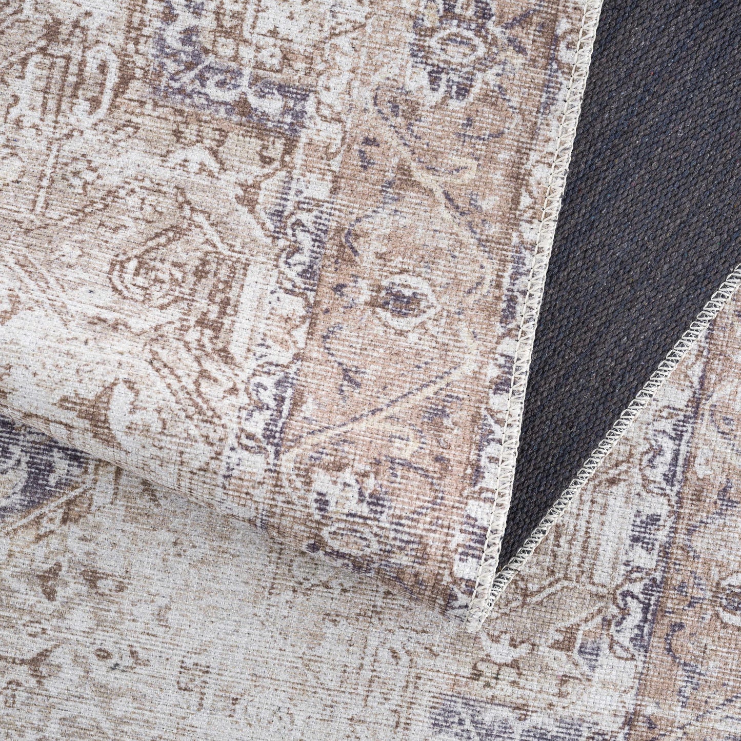 Beige Rosman Washable Rug - Limited Edition