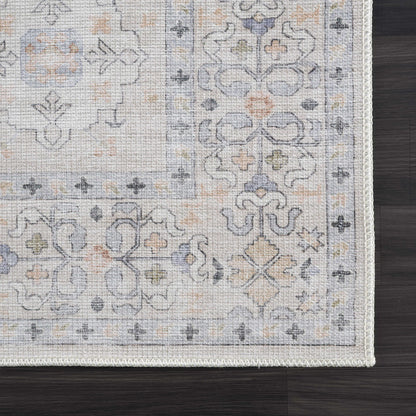 Beige Beckett Vintage Washable Area Rug - Promo