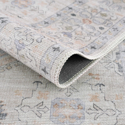 Beige Beckett Vintage Washable Area Rug - Promo
