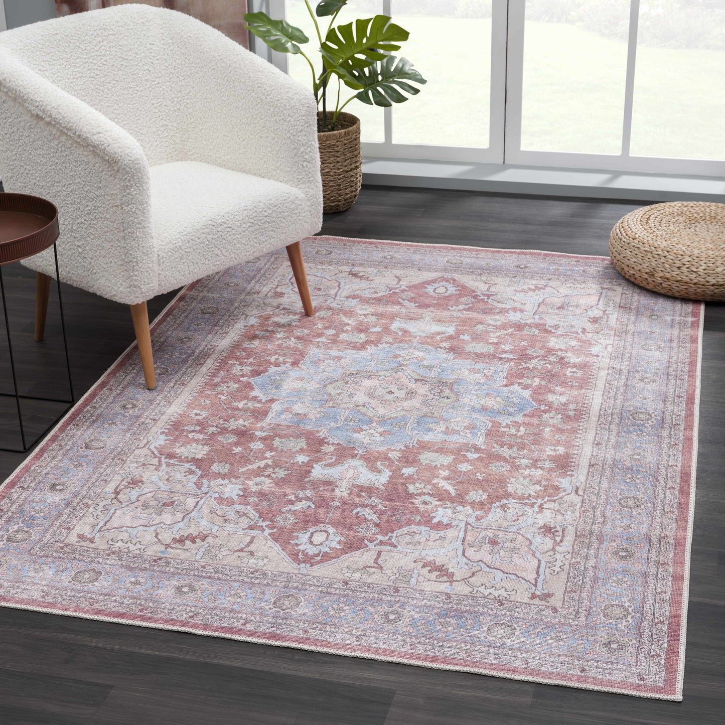 Brown Bagamanoc Medallion   Area Rug - Clearance