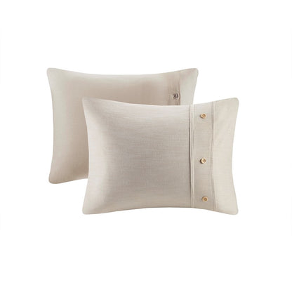 Dover 5-Piece Organic Cotton Comforter Cover Set | GOTS Certified | Natural