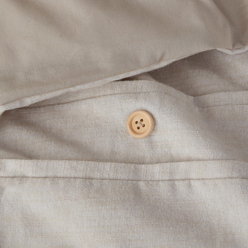 Dover 5-Piece Organic Cotton Comforter Cover Set | GOTS Certified | Natural