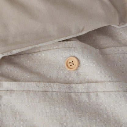 Dover 5-Piece Organic Cotton Comforter Cover Set | GOTS Certified | Natural