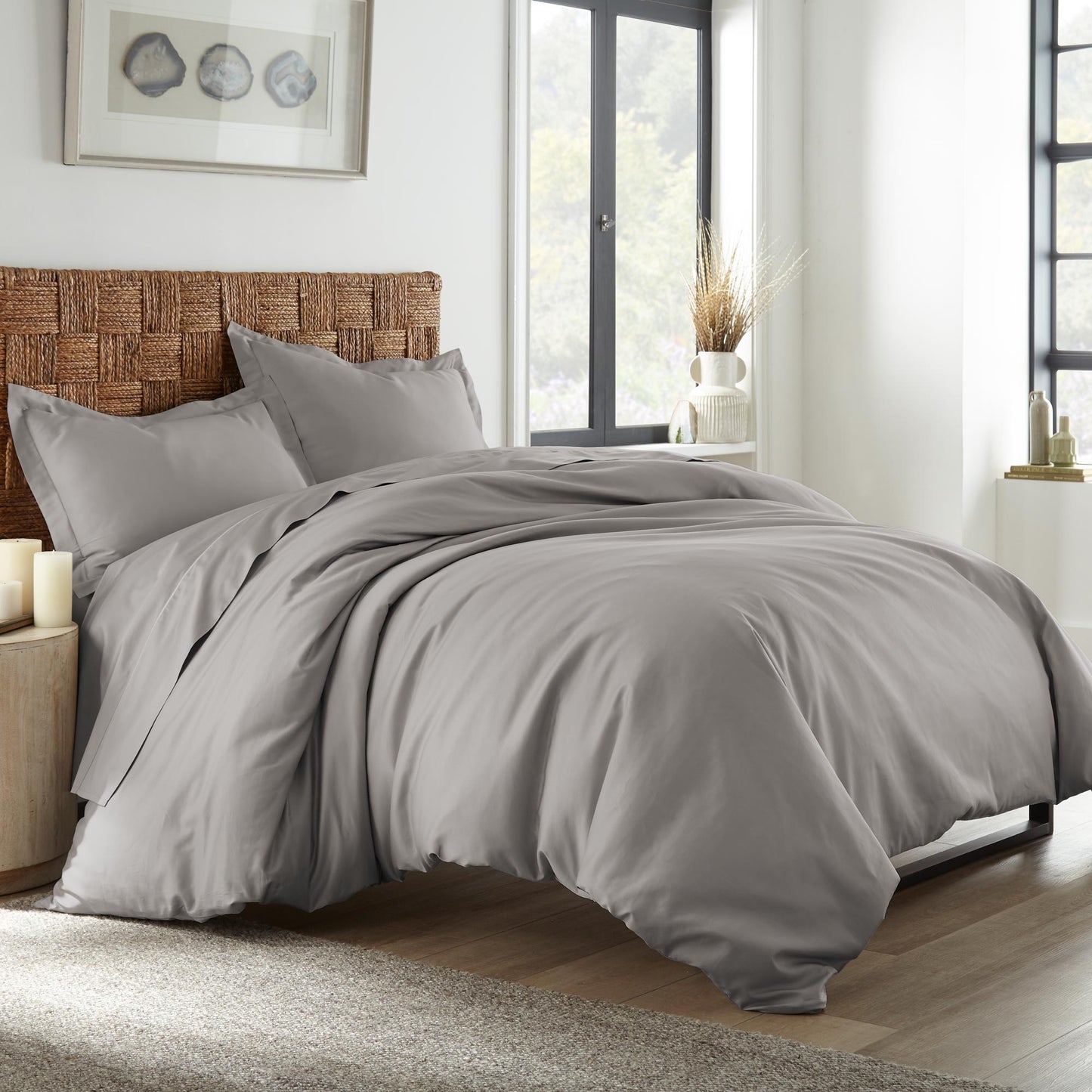 300TC Duvet Cover Set - 100% Organic Cotton
