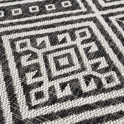 Frankville Black & White All Over Performance Rug
