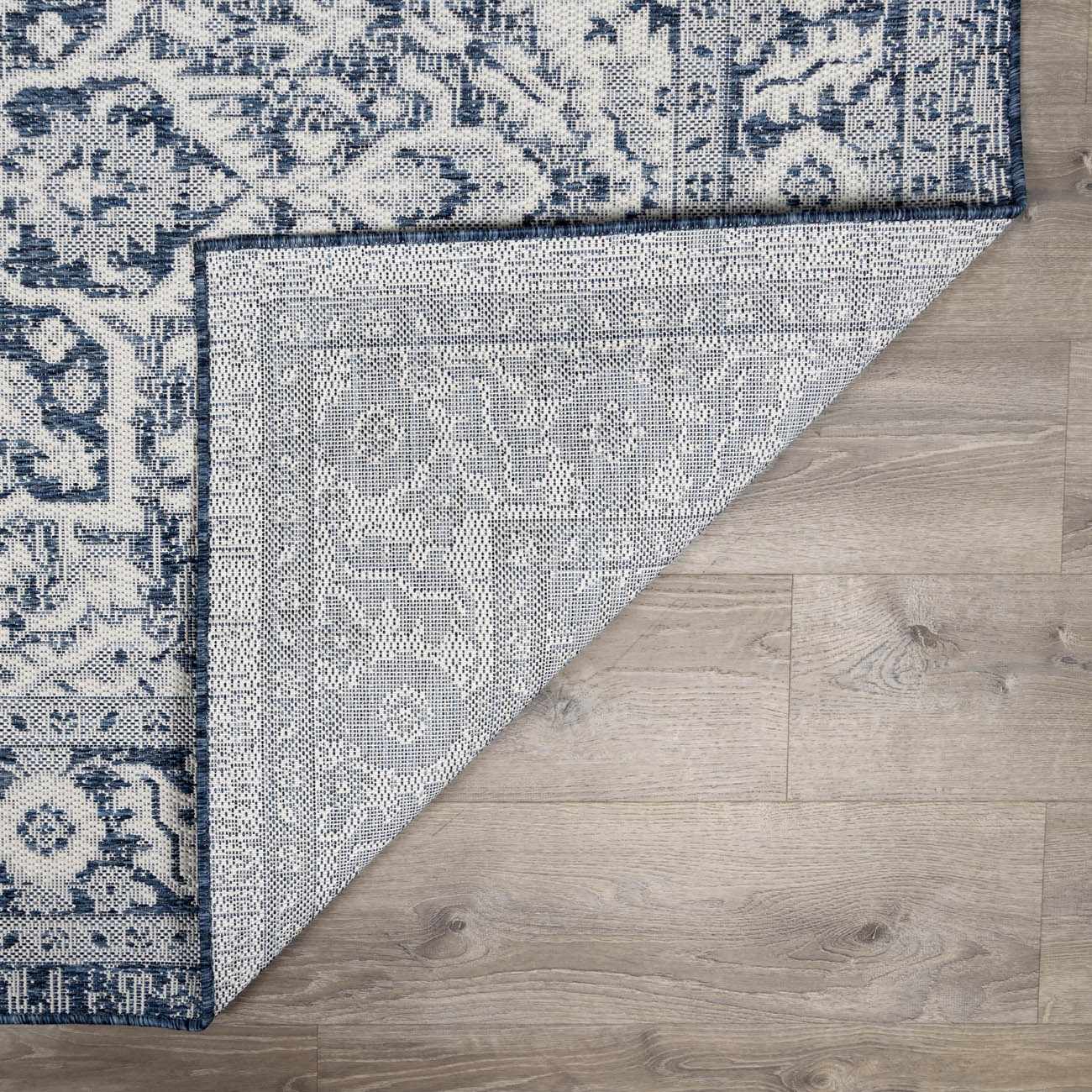 Etoile Navy Blue Performance Rug