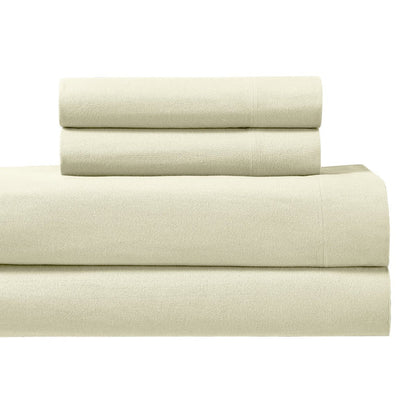 Egyptian Linens Flannel Heavyweight Split King Adjustable Bed Sheets - Quahog Bay Bedding