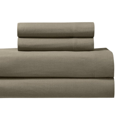 Egyptian Linens Flannel Heavyweight Split King Adjustable Bed Sheets - Quahog Bay Bedding
