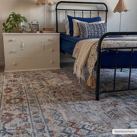 Erez Flat Pile Washable Rug