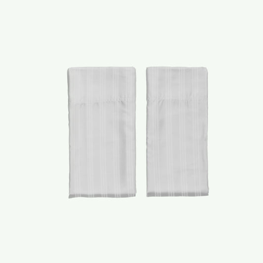 Eucalyptus Pillowcases (2) - Sheets & Giggles #color_light-gray-stripes