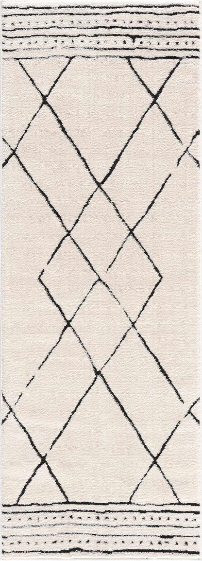 Keone Black & White Area Rug