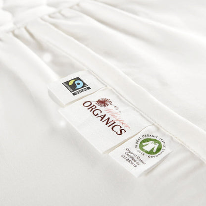 Luxury Organic Cotton Quilted Mattress Pad Protector - 100% Organic Cotton