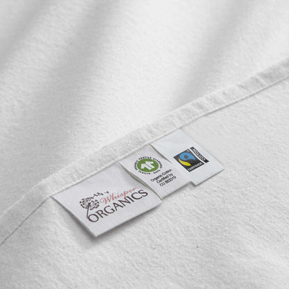 Whisper Organics Organic Cotton Flannel Sheet Set | GOTS Certified
