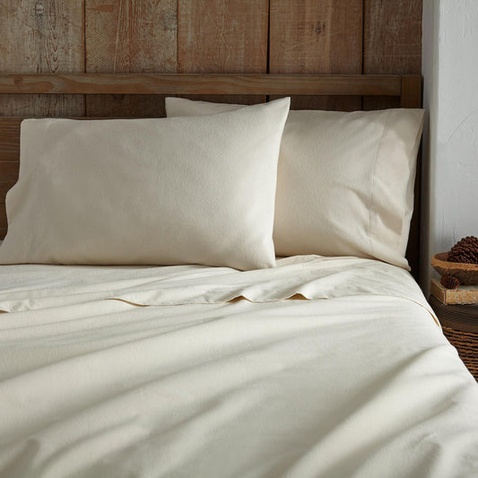 Whisper Organics Organic Cotton Flannel Sheet Set | GOTS Certified