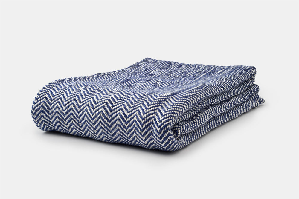 Chevron Pattern Soft Wool Throw Size Blanket