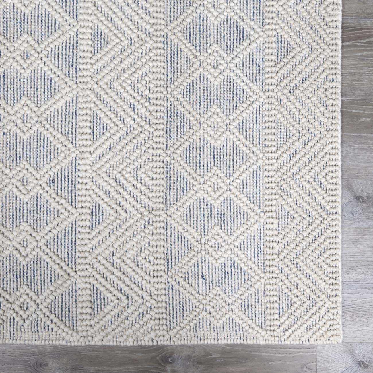 Ginter Handmade Beige Wool Rug - Clearance