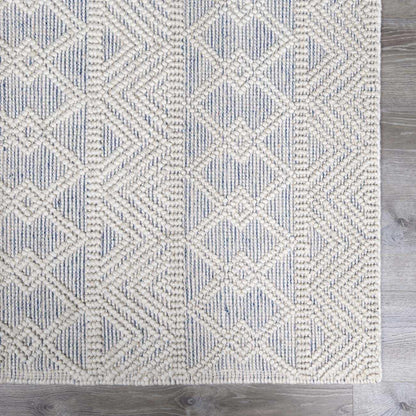 Ginter Handmade Beige Wool Rug - Clearance