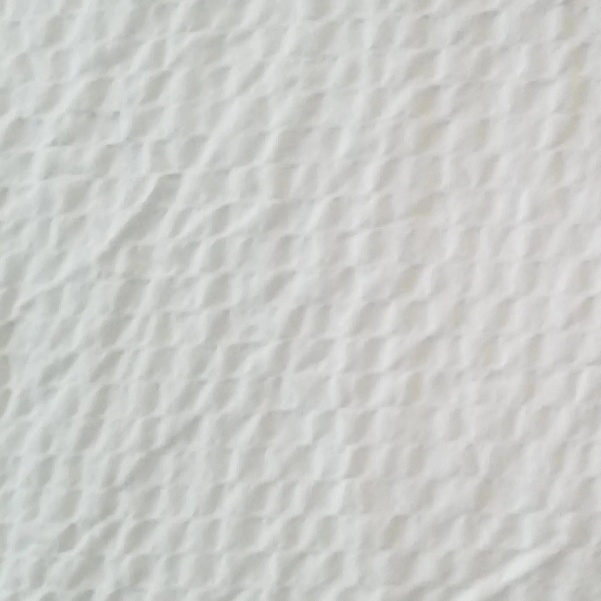 Jacquard Crinkle Weave 100% Polyester White Top Sheet 2 PK - Rifz Textiles Inc