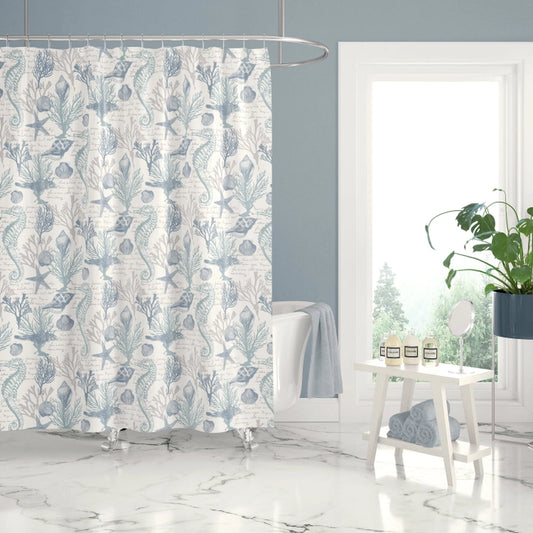 Galapagos Shower Curtain - Coastal Shower Curtains