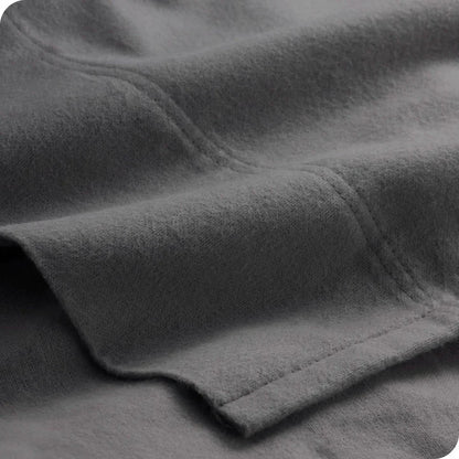 CinchFit American Made No Tear Split Top King Cotton Flannel Cord Elastic Sheets