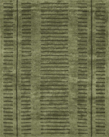 Washable Wool Rug - Green